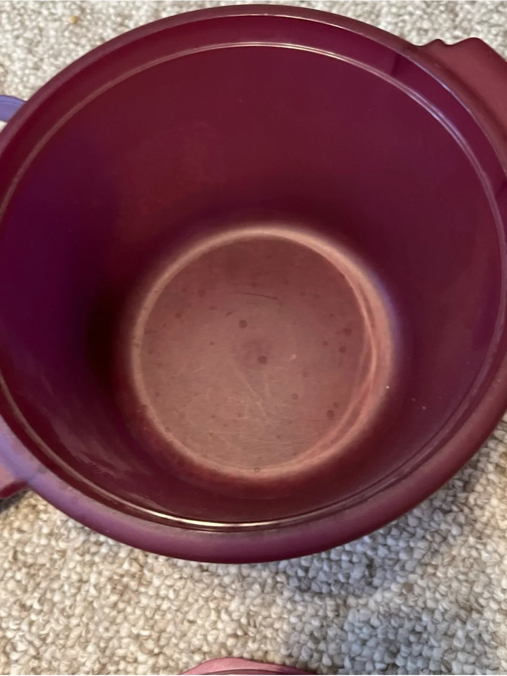 Tupperware Deep Purple Microwave rice cooker 2.2 L w/ Lid